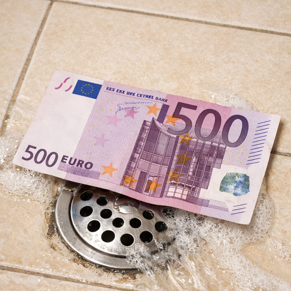 Laat je premie niet door de afvoer verdwijnen